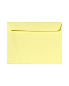 LUX Booklet 9in x 12in Envelopes, Gummed Seal, Lemonade Yellow, Pack Of 50