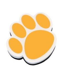 Ashley Productions Magnetic Whiteboard Erasers, 3 3/4in, Gold Paw, Pack Of 6