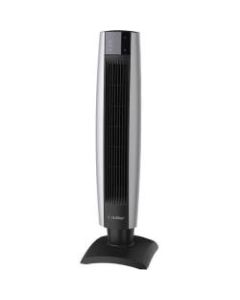 Lasko 2711 Floor Fan - 3 Speed - Oscillating, Timer, Carrying Handle, Quiet, Safety Fuse, Electronic Control Panel, Space Saving, Remote Control Storage - 34in Height x 11.4in Width