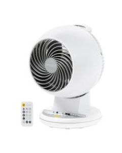 IRIS Woozoo C15T Compact Oscillating Desk Fan, 11-15/16inH x 8inW x 8-11/16inD, White