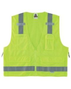 Ergodyne GloWear Safety Vest, Surveyors 8250Z, Type R Class 2, Small/Medium, Lime