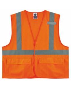 Ergodyne GloWear Safety Vest, 8225HL, Type R Class 2, Large/X-Large, Orange