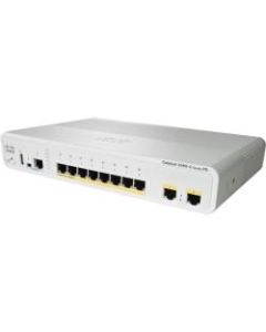 Cisco Catalyst 2960C Ethernet Switch - 10 Ports - Manageable - Gigabit Ethernet, Fast Ethernet - 10/100/1000Base-T, 10/100Base-TX - 2 Layer Supported - Power Supply - Twisted Pair - PoE Ports - Desktop, Rack-mountable, Wall Mountable