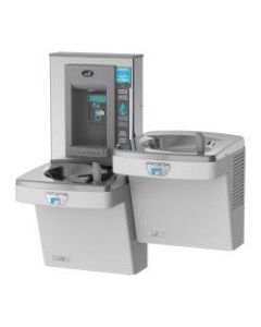 Oasis Bottle Filler, 8 Gallon, 34inH x 42inW x 21inD, Graystone