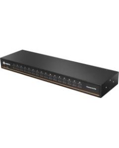 Vertiv Avocent AV116 KVM Switch , Single User , 16 port (AV116BND8-400) - 16-port rackmount or desktop single-user KVM switch with OSD and 8 VGA cables