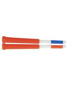 Champion Sports 16 FT Plastic Segmented Jump Rope - 16 ft Length - White, Red, Blue - Plastic