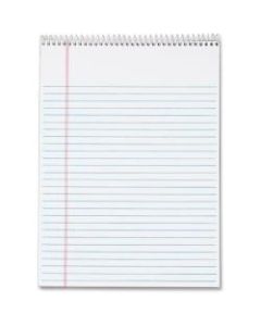 TOPS Docket Wirebound Legal Writing Pads - Letter - 70 Sheets - Wire Bound - 0.34in Ruled - 16 lb Basis Weight - 8 1/2in x 11in - 11in x 8.5in - White Paper - Perforated, Hard Cover, Stiff-back, Spiral Lock - 3 / Pack