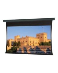 Da-Lite Tensioned Large Cosmopolitan Electrol Wide Format - Projection screen - ceiling mountable, wall mountable - motorized - 120 V - 226in (226 in) - 16:10 - Da-Mat - black with light textured powder coat