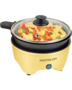 Nostalgia MSK5YW MyMini Personal Electric Skillet, Yellow