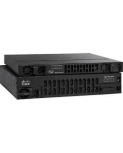 Cisco 4221 Router - T-carrier/E-carrier - 2 Ports - 2 RJ-45 Port(s) - Management Port - 3 - 4 GB - Gigabit Ethernet - 1U - Rack-mountable