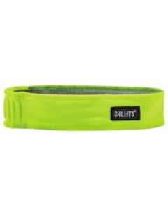 Ergodyne Chill-Its 6605 High-Performance Headbands, Lime, Pack Of 6 Headbands