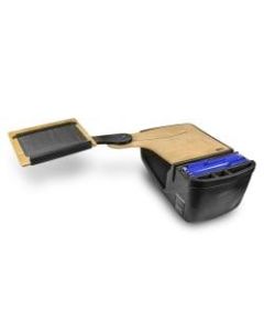 AutoExec Reach Car Desk, Back Seat Elite, Gray/Wood