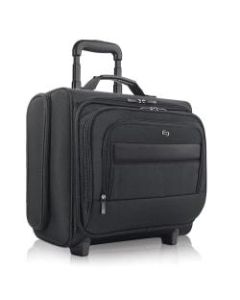 Solo Columbus 15.6in Rolling Overnighter Case, Black