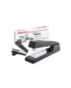 Office Depot Brand Premium Full-Strip Stapler Combo With Staples And Remover, Black