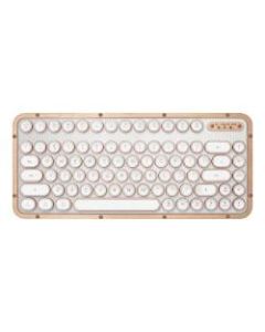 Azio Retro Wireless Keyboard, Compact, Posh