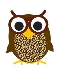 Ashley Productions Magnetic Whiteboard Erasers, 3 3/4in, Wise Owl, Pack Of 6