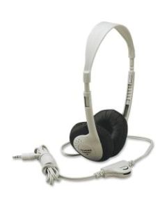 Califone Multimedia Stereo Headphone Wired Beige - Stereo - Beige - Mini-phone (3.5mm) - Wired - 25 Ohm - 20 Hz 20 kHz - Nickel Plated Connector - Over-the-head - Binaural - Supra-aural - 8 ft Cable