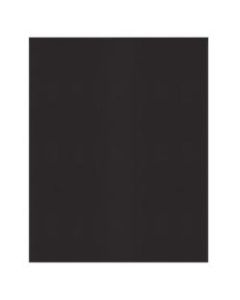 Office Depot Brand 2-Pocket Textured Paper Folders With Prongs, Black, Pack Of 10