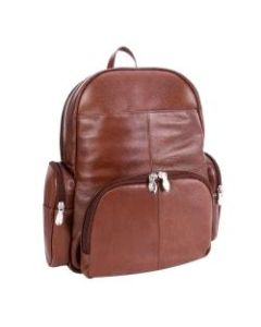 McKlein S-Series Cumberland Backpack With 15in Laptop Pocket, Brown