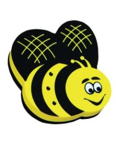 Ashley Productions Magnetic Whiteboard Erasers, 3 3/4in, Bee, Pack Of 6