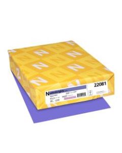 Neenah Astrobrights Bright Color Paper, Letter Size (8 1/2in x 11in), 24 Lb, Venus Violet, Ream Of 500 Sheets