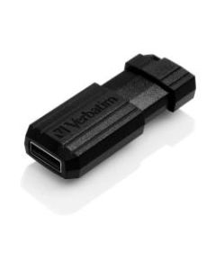 Verbatim PinStripe USB Flash Drive, 16GB, Black