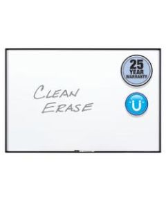Quartet Nano Magnetic Dry-Erase Whiteboard, 24in x 36in, Aluminum Frame With Black Finish