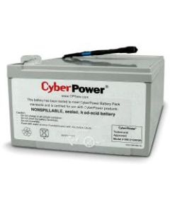 CyberPower RB12120X2B Replacement Battery Cartridge - 2 X 12 V / 12 Ah Sealed Lead-Acid Battery, 18MO Warranty