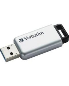 Verbatim Store "n Go Secure Pro 32GB USB 3.0 Flash Drive, Silver