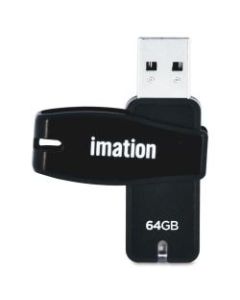 Imation Swivel USB Flash Drive, 64GB