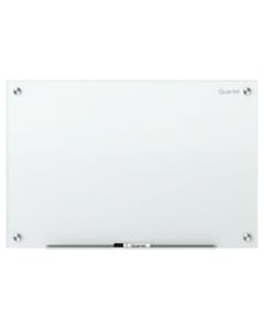Quartet Infinity Unframed Glass Non-Magnetic Dry-Erase Whiteboard, 72in x 48in, White