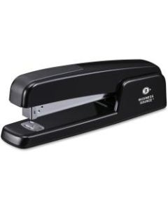 Business Source Die-cast Stapler - 20 Sheets Capacity - 210 Staple Capacity - Full Strip - Black