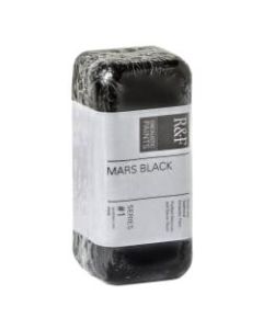 R & F Handmade Paints Encaustic Paint Cake, 104 mL, Mars Black