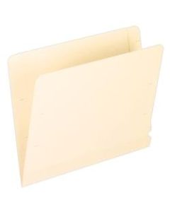 Pendaflex Laminated Spine End-Tab Folders, Straight Cut, Letter Size, Manila, Pack Of 50