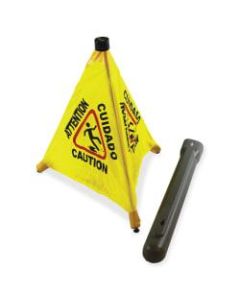 Impact Products 31in Pop Up Safety Cone - 24 / Carton - 18in Width x 31in Height - Cone Shape - Plastic - Yellow, Black