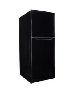 Danby 10.1 cu. ft. Apartment Size Refrigerator DFF101B1BDB - 10.10 ft³ - Reversible - Black - Stainless - Glass Shelf - LED Light