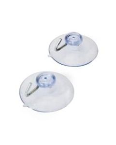 ACCO Suction Cup Fasteners With Hook, Pack Of 2