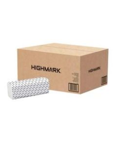 Highmark Single-Fold 2-Ply Paper Towels, 100% Recycled, 250 Sheets Per Roll, Pack Of 16 Rolls