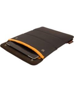 Urban Factory Teddy Stand Sleeve for iPad (all 9.7in versions) - Pouch for tablet - polyester - black/orange - for Apple iPad 1