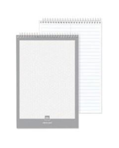 Office Depot Brand Steno Books, 6in x 9in, Gregg Ruled, 70 Sheets, White, Pack Of 12