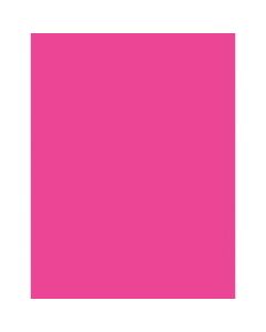 Pacon Bond Paper, Letter Size (8 1/2in x 11in), 24 Lb, Neon Pink, Pack Of 100 Sheets