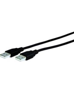 Comprehensive USB 2.0 A to A Cable 6ft - Black