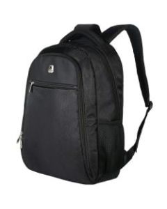 Volkano Element Series Backpack With 15.6in Laptop Pocket, Black