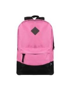 Volkano Daily Grind Backpack With 18.1in Laptop Pocket, Hot Pink