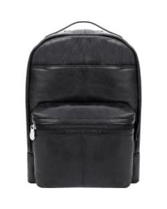 McKlein S-Series Parker Backpack With 15in Laptop Pocket, Black