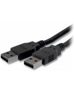 Comprehensive USB 3.0 A Male To A Male Cable 3ft. - 3 ft USB Data Transfer Cable for Printer, Scanner, Keyboard, PC, MAC - First End: 1 x Type A Male USB - Second End: 1 x Type A Male USB - 4.8 Gbit/s - Shielding - Nickel Plated Connector - 28 AWG - Black