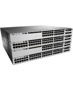 Cisco Catalyst WS-C3850-12S-S Layer 3 Switch - Manageable - 1000Base-X - 3 Layer Supported - Modular - 12 SFP Slots - 1U High - Rack-mountable, Desktop