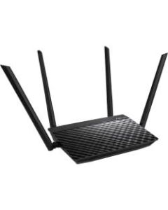 Asus RT-AC1200 V2 Wi-Fi 5 IEEE 802.11ac Ethernet Wireless Router - 2.40 GHz ISM Band - 5 GHz UNII Band - 4 x Antenna(4 x External) - 150 MB/s Wireless Speed - 4 x Network Port - 1 x Broadband Port - Gigabit Ethernet - Desktop