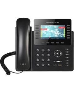 Grandstream GXP2170 IP Phone - Corded/Cordless - Corded - Bluetooth - Wall Mountable - Black - 12 x Total Line - VoIP - Caller ID - Speakerphone - 2 x Network (RJ-45) - USB - PoE Ports - Color