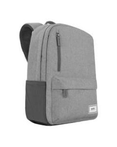 Solo Bags Recover Recycled Backpack With 15.6in Laptop Pocket, 51% Recycled, Gray